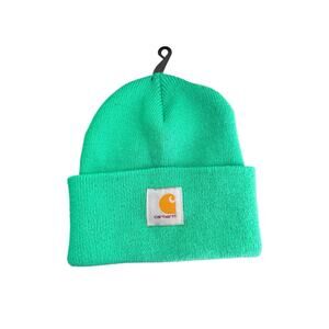 Carhartt Unisex Knit Cuffed Beanie Classic Hat Cap Green NWT